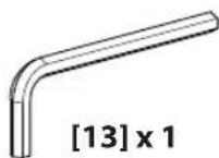 SANUS WMS5 - EN Supplied Parts and Hardware - 12
