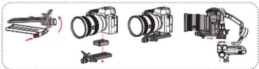Zhiyun Weebill-S - Camera Installation - 4