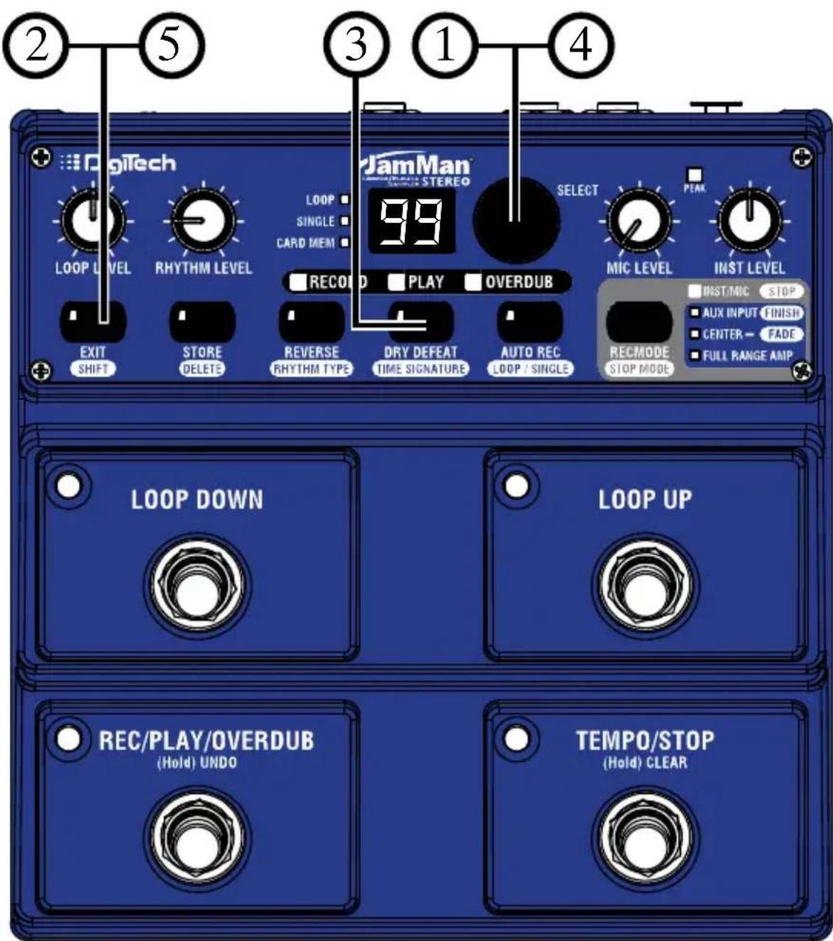 DIGITECH JamMan Stereo - Time Signature - 1