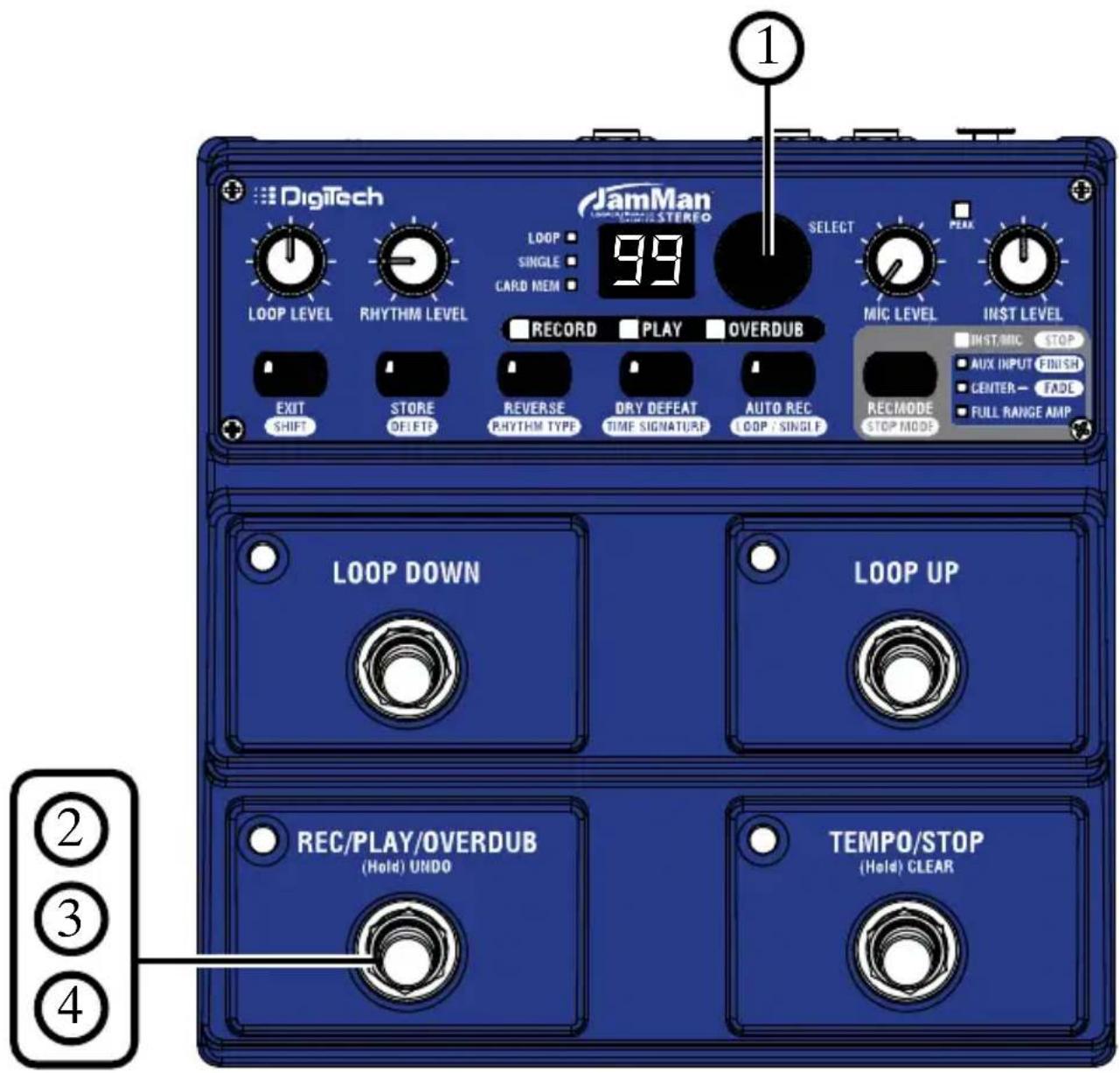 DIGITECH JamMan Stereo - Recording Overdubs - 1