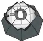 QUANTUM QF75 - Assembling order of speedring in the type of softbox - 7