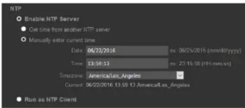 Pelco VideoXpert - Configuring NTP Services - 1