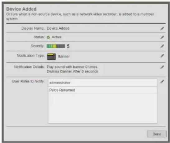 Pelco VideoXpert - Configuring and Managing Events - 1