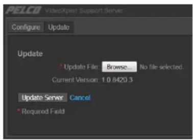 Pelco VideoXpert - Updating the Accessory Server - 1