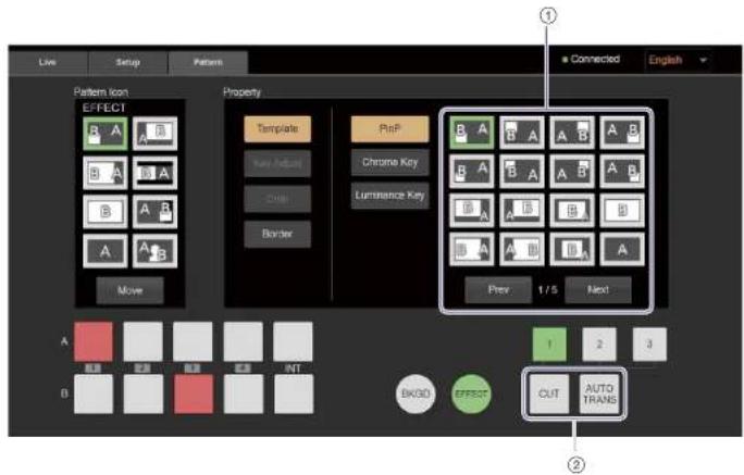 SONY MCX-500 - Selecting Picture-in-Picture (PinP) Patterns - 4