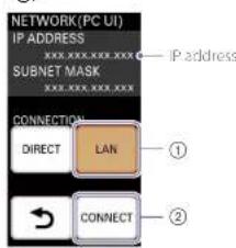 SONY MCX-500 - Connecting in LAN mode - 6