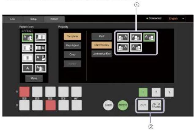 SONY MCX-500 - Adjustments for Inserting People onto Backgrounds (Chroma Key) - 4