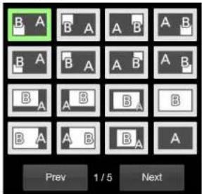 SONY MCX-500 - Selecting Picture-in-Picture (PinP) Patterns - 5