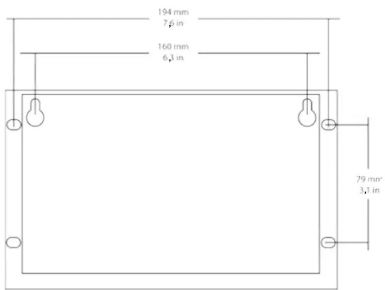 194 mm 7,6 in 160 mm 6,3 in 79 mm 3,1 in
