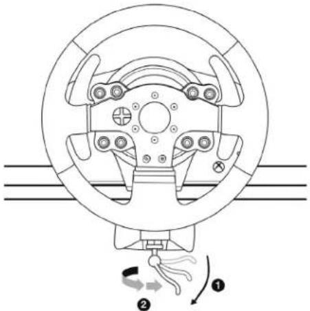 THRUSTMASTER TMX Pro Force Feedback - Attaching the racing wheel to a table or a desktop - 3