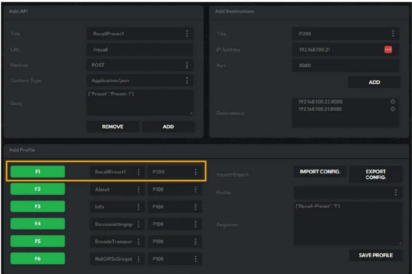 BirdDog PTZ Keyboard - API Example - 1
