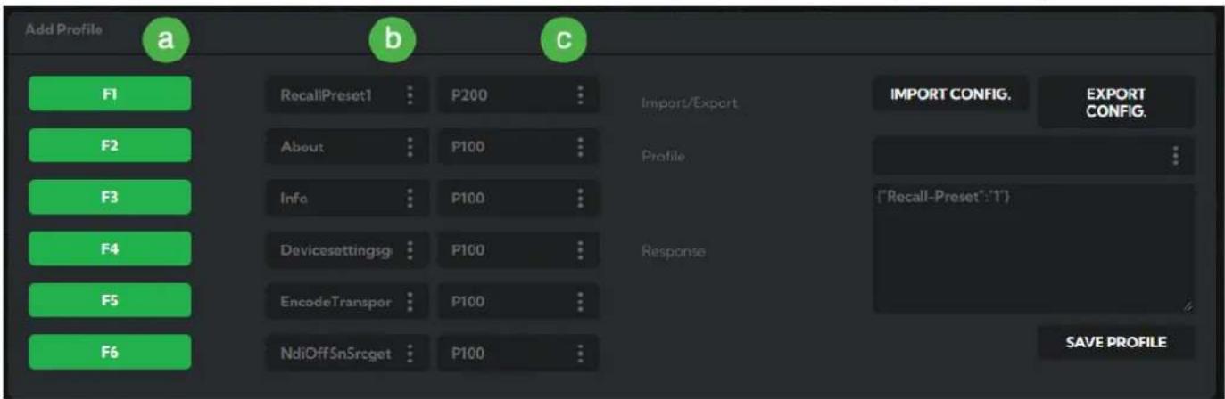 BirdDog PTZ Keyboard - Add Profile - 1