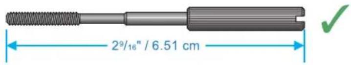 2⁹/₁₆" / 6.51 cm