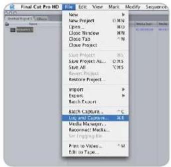 Final Cut Pro HD File Edit View Mark Modify Sequence New New Project O N Open... M U Close Window M W Close Tab ^ W Cloud Project Save Project X S Save Project Alt... O X S Save All Y X S Recent Project Restore Project... Import Export Batch Export Batch Capture... ^ C Log file Capture... X A Media Manager... Racconnect Media... Set Engging File Print to Video ... ^ M Edit to Tape...