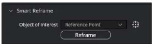 Smart Reframe Object of Interest Reference Point Reframe