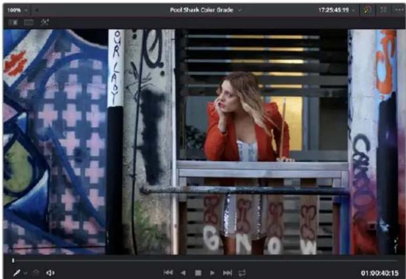 Pool Shark Color Grade 17:25:45:19 OUR LADY G N O W 01:00:40:15