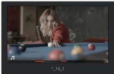 Blackmagic Design DaVinci Resolve - Thumbnail Clip Usage Indicators - 1