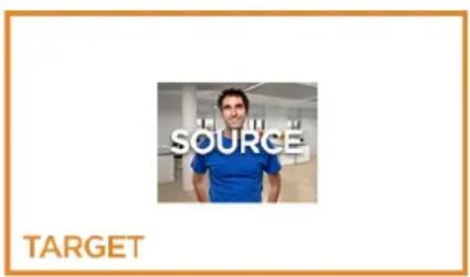 SOURCE TARGET