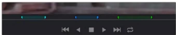 Blackmagic Design DaVinci Resolve - To turn In and Out points into a marker with duration: - 3