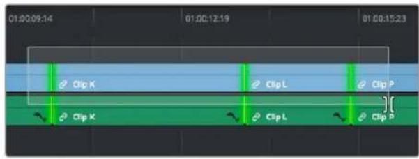 01:00:05:14 01:00:12:19 01:00:15:23 Clip K Clip L Clip P Clip K Clip L Clip P