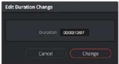 Edit Duration Change Duration 00:00:10:07 Cancel Change