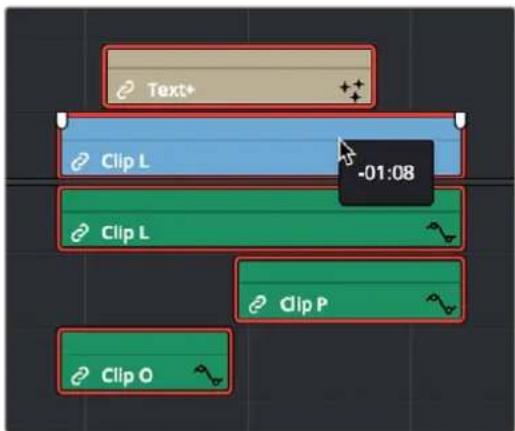 Text+ Clip L -01:08 Clip L Clip P Clip O