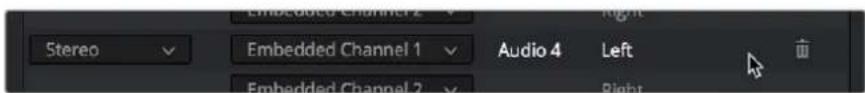 Embedded Channel 2 Stereo Embedded Channel 1 Audio 4 Left Embedded Channel 2 Right