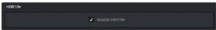 HDR10+ ✓ Enable HDR10+