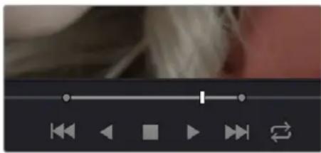 Blackmagic Design DaVinci Resolve - To set In and Out points in the Source Viewer: - 1