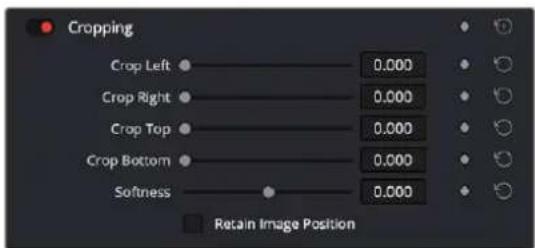Cropping Crop Left 0.000 Crop Right 0.000 Crop Top 0.000 Crop Bottom 0.000 Softness 0.000 Retain Image Position
