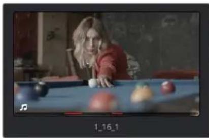 Blackmagic Design DaVinci Resolve - Thumbnail Clip Usage Indicators - 1