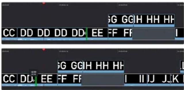 Blackmagic Design DaVinci Resolve - Resize Clips While Rippling the Timeline - 1