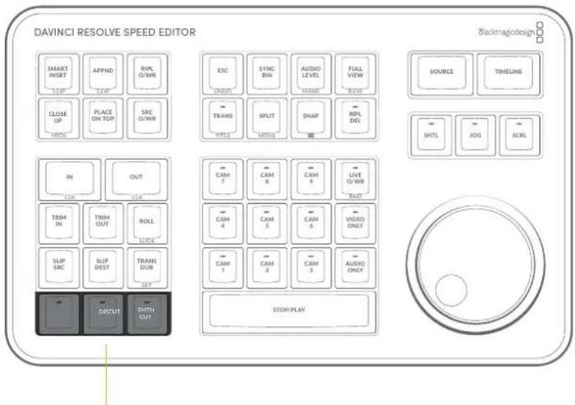 DAVINCI RESOLVE SPEED EDITOR Backmagodeign SMART INSERT LEEP APPND LEEP RIPLO/WR CLOSE UP VRS PLACE ON TOP SRC O/WR ESC ONIONS SYNC BIN AUDIO LEVEL MUSIC FULL VIEW TRANS TITLE SPLIT SNAP BIPL DEL IN OUT TRIM IN TRIM OUT ROLL STRIE SLIP SRC SLIP DEST TRANS DUR GET DISCUIT SMITH OUT CAM 7 CAM 8 CAM 9 LIVE O/WR END CAM 4 CAM 5 CAM 6 VIDEO ONLY CAM 1 CAM 2 CAM 3 AUDIO ONLY STORY PLAY