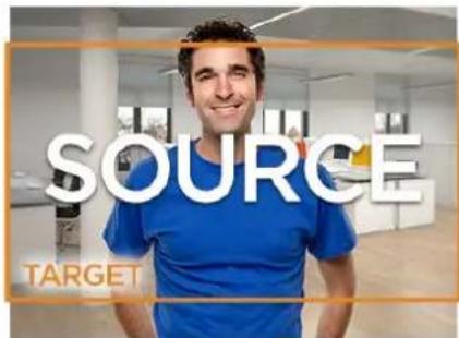 SOURCE TARGET