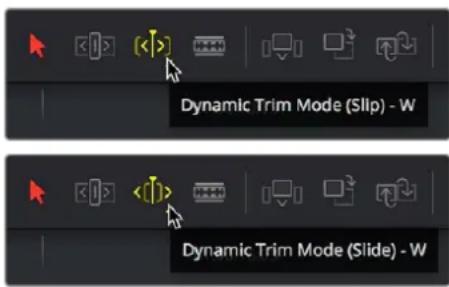 Dynamic Trim Mode (Slip) - W Dynamic Trim Mode (Slide) - W