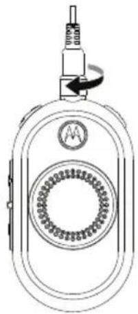 MOTOROLA CLP1060 - Connecter un accessoire audio avec fil - 2
