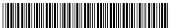 Black and white barcode image with vertical lines on both sides