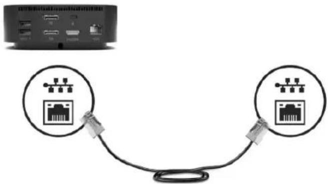 HP USB Type-C Dock G5 - Connecting to a network - 4