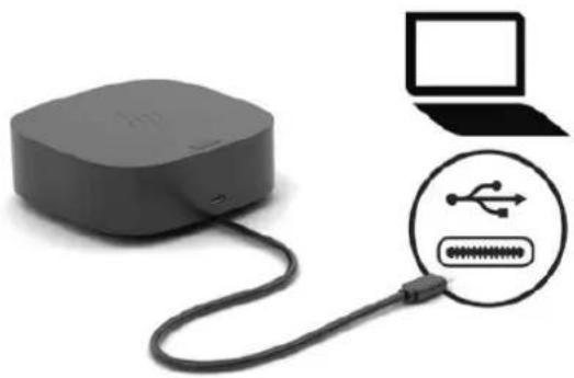 HP USB Type-C Dock G5 - Step 2: Connecting to a computer - 2