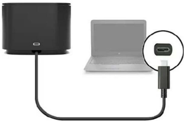 HP Thunderbolt Dock G2 - Krok 2: Připojení k počítači - 3
