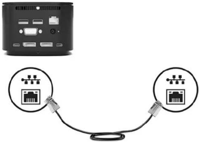 HP Thunderbolt Dock G2 - Připojení k síti - 6