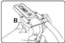 E-Image EK630 - Removing quick release plate - 1