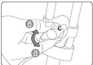 E-Image EK630 - Loose lock leg tube - 1