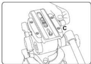 E-Image EK630 - Removing quick release plate - 2