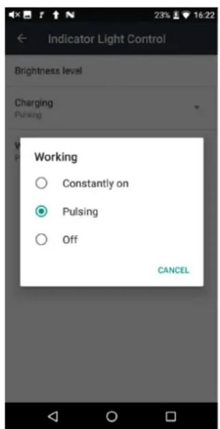 FiiO M15 - Indicator status - 2