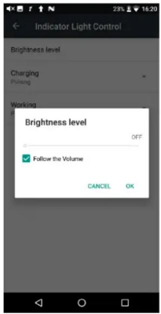 FiiO M15 - Brightness level - 2