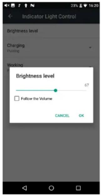 FiiO M15 - Brightness level - 1