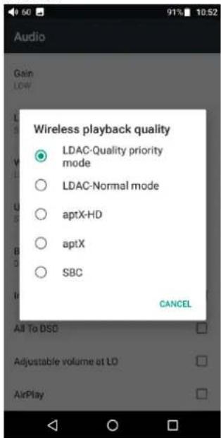 FiiO M15 - Wireless playback quality - 1