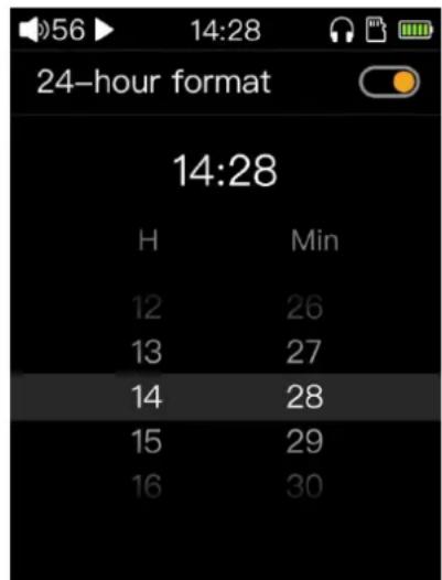 FiiO M3K - Time setting - 1
