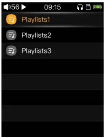 FiiO M3K - Delete playlist - 1
